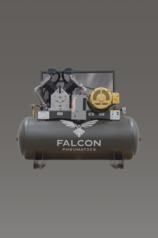15 HP 120 GALLON HORIZONTAL (TWO-STAGE)