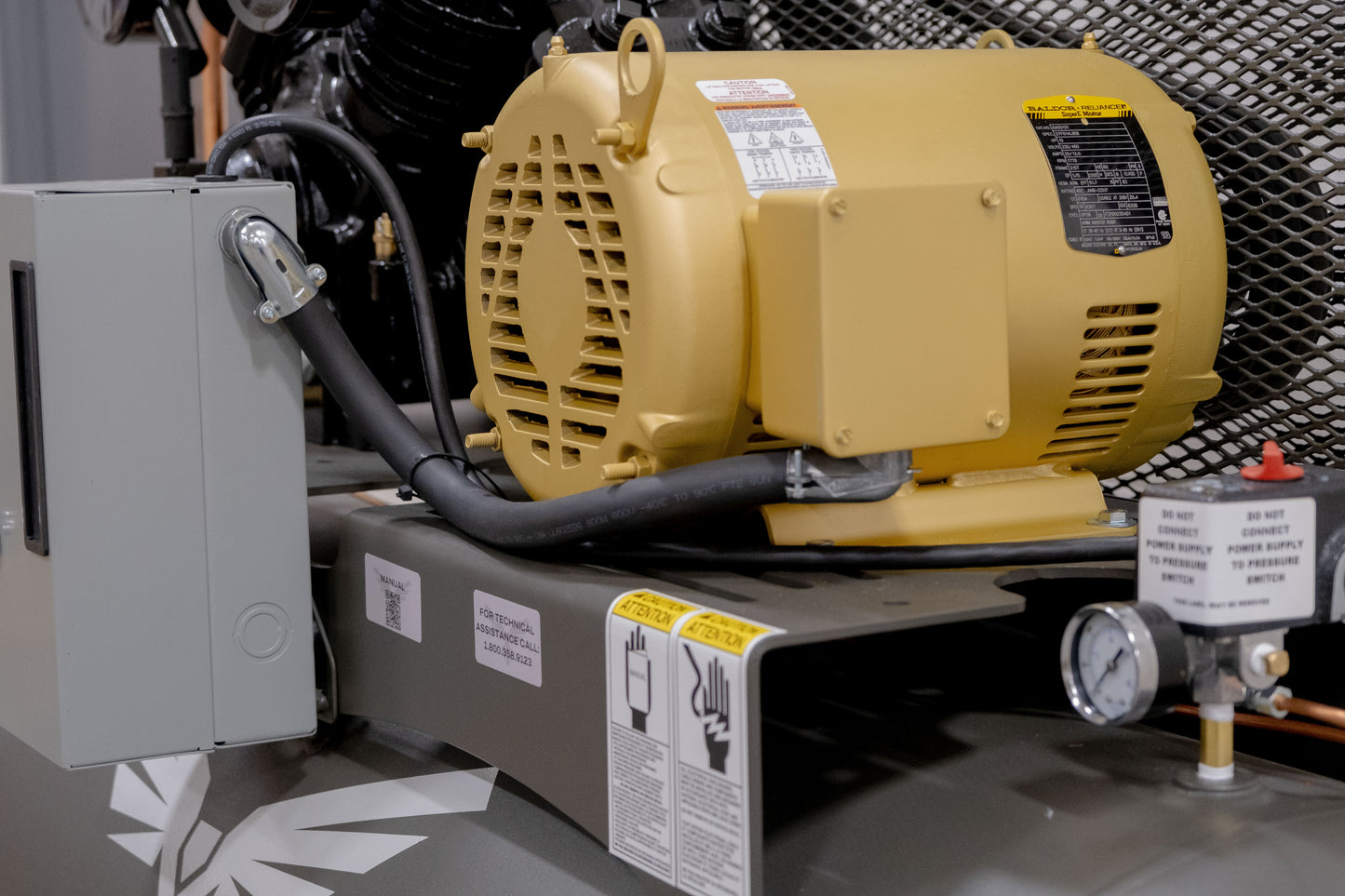 10 HP 120 GALLON HORIZONTAL (TWO-STAGE)