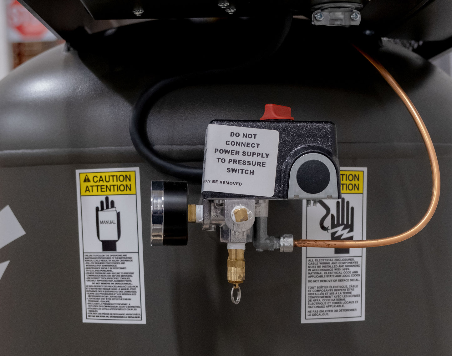 7 HP 80 GALLON VERTICAL (TWO-STAGE)