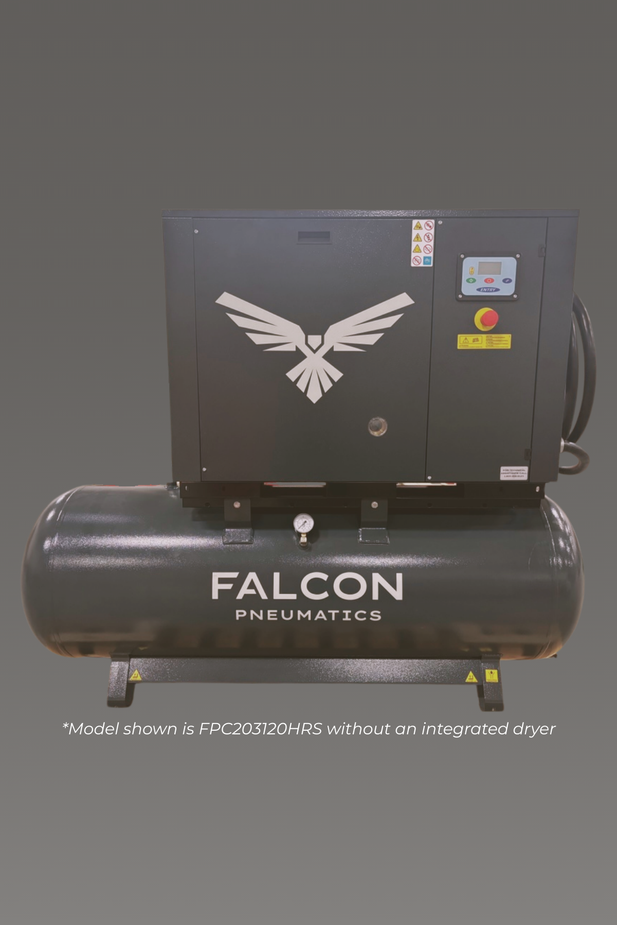 20 HP 120 GALLON ROTARY SCREW - THREE PHASE
