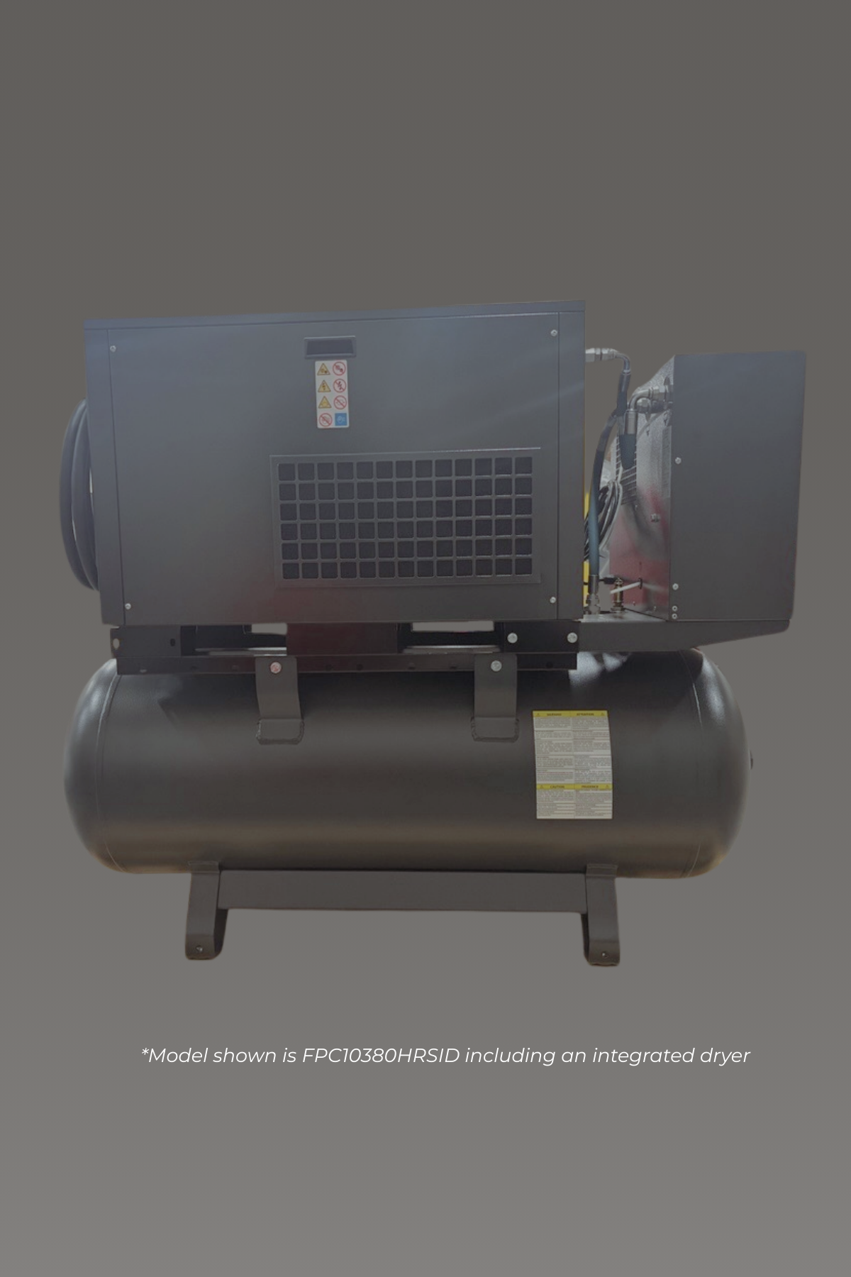20 HP 120 GALLON  ROTARY SCREW WITH INTEGRATED DRYER - THREE PHASE